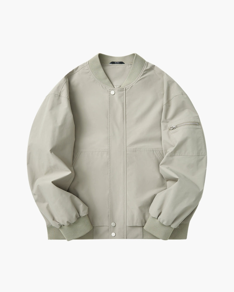Minimalist Bomber Jacket
