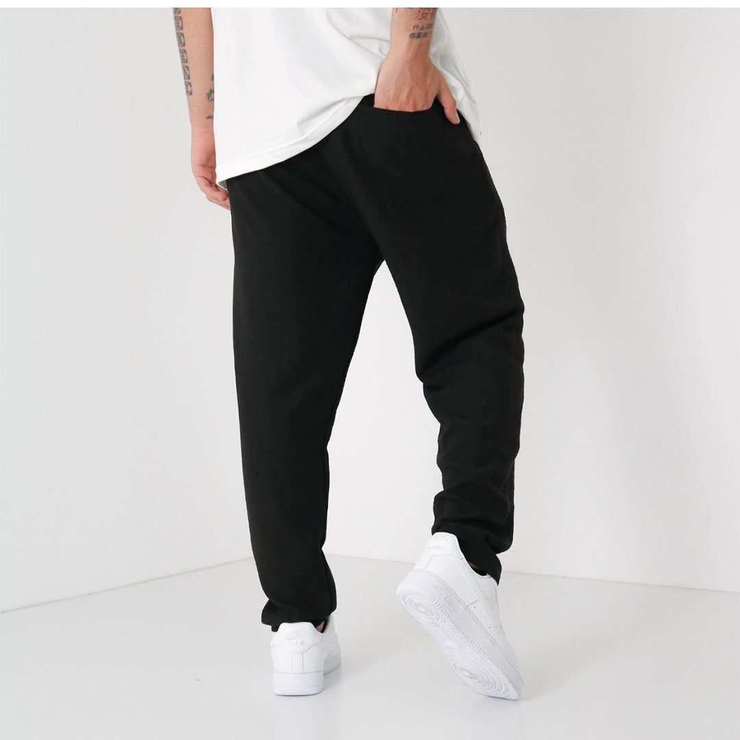 LINEN JOGGER PANTS - BLACK