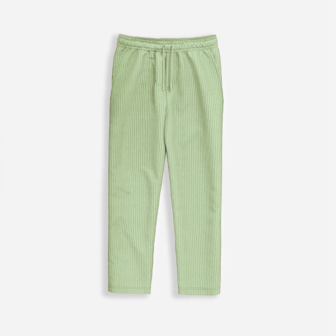 RIBBED PANTS - PISTACHIO