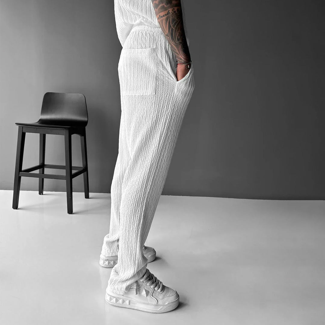 STRUCTURED TROUSERS - WHITE